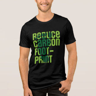 Kohlendioxid-Fußabdruck reduzieren Tri-Blend Shirt