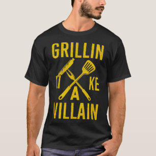 Kohlengrill Steak Kochen Rindfleisch Grillin wie T-Shirt