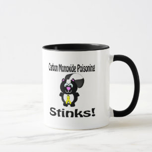 Kohlenmonoxidvergiftung stinkt Skunk Bewusstsein D Tasse