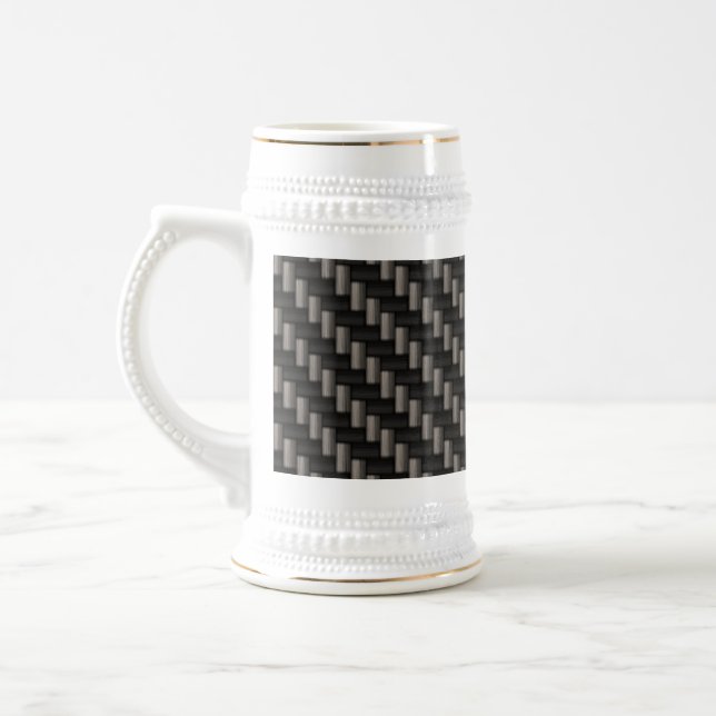 Kohlenstoff-Faser-Material Bierglas (Links)