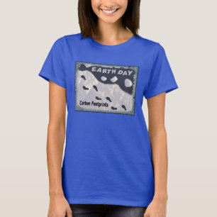 Kohlenstoff-Fußabdrücke T-Shirt