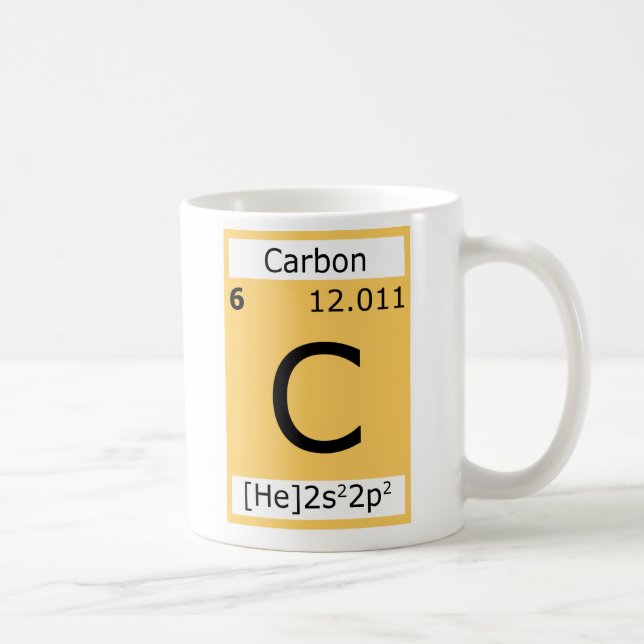 Kohlenstoff-Kaffee-Tasse Kaffeetasse (Rechts)
