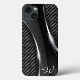 Kohlenstofffaser 3 Optionen iPhone 13 Hülle