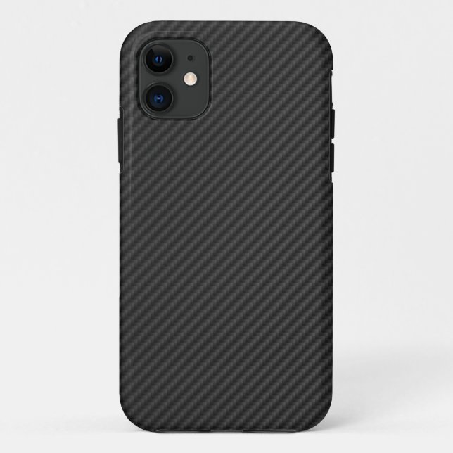 Kohlenstofffaser Case-Mate iPhone Hülle (Rückseite)
