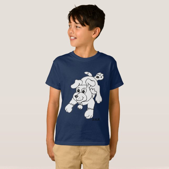 Kohlenstuhlhund Kid T-Shirt (Vorne ganz)