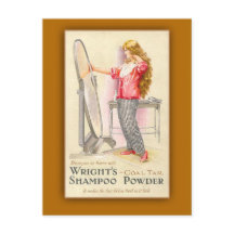 Kohlenteer-Shampoo-Pulver-Kunstkarten