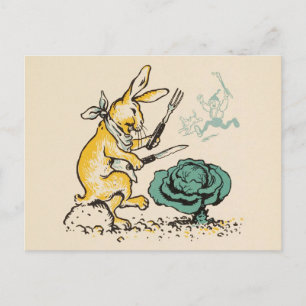 "Kohlkaninchen" Postkarte