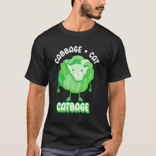 Kohlkatze Gemüse Kohl T-Shirt