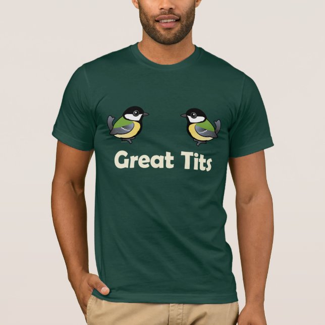 Kohlmeisen T-Shirt (Vorderseite)