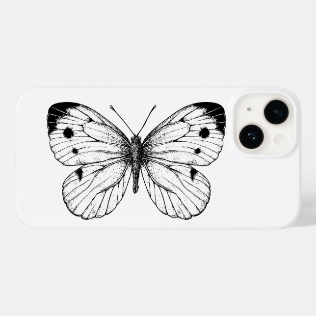 Kohlweißling Case-Mate iPhone 14 Hülle (Rückseite (Horizontal))