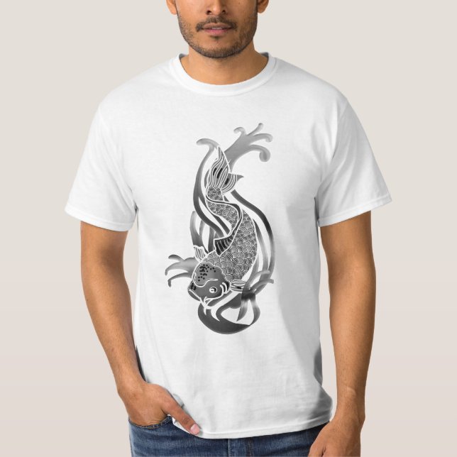 Koi2BlckNWht T-Shirt (Vorderseite)