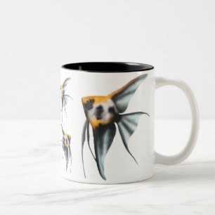Koi Angelfish-Tasse Zweifarbige Tasse