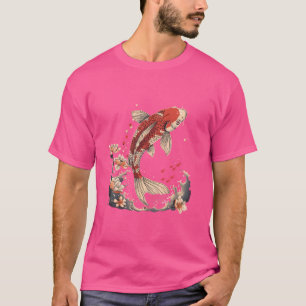 Koi Asiatischer Karpfen Japanischer Koi Karpfen Fi T-Shirt