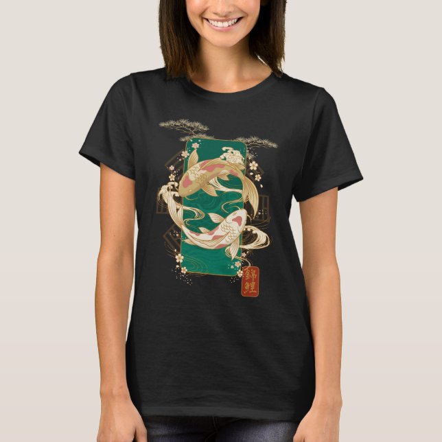 Koi-Aufstieg T-Shirt (Vorderseite)