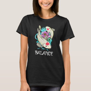 Koi - Balance - Minimalist - Frieden - Fisch - Pet T-Shirt