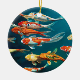 Koi Ballet - Keramik Ornament