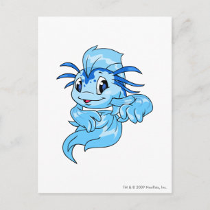 Koi Blue Postkarte