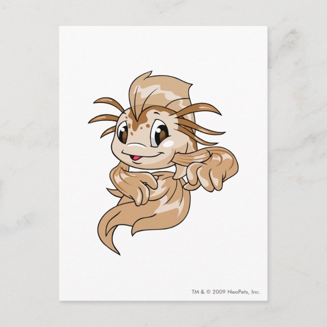 Koi Brown Postkarte (Vorderseite)