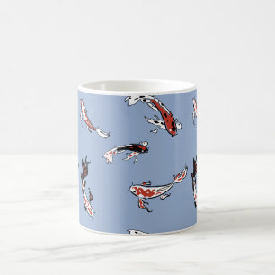 Koi Carp Fish Muster Kaffeetasse