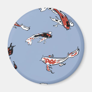 Koi Carp Fish Muster Magnet
