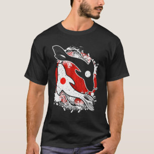 Koi Carp Japanischer Nishikigoi Fisch für Fischzüc T-Shirt