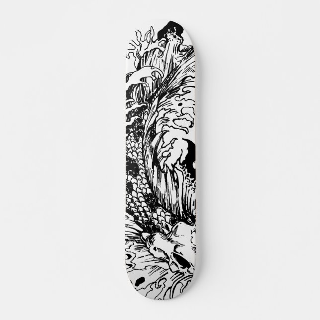 Koi Carpa Skateboard (Vorne)