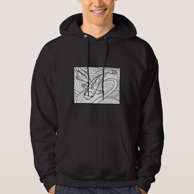 Koi Fisch 324 Hoodie (Vorderseite)