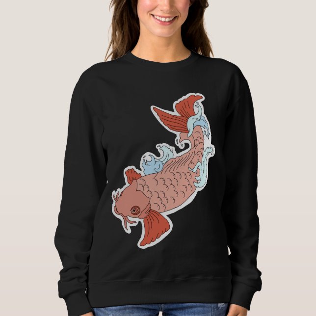 Koi Fisch 329 Sweatshirt (Vorderseite)