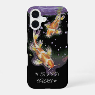 Koi-Fisch-Aura-Elegantes Japanisches Kunst-Handyge iPhone 16 Hülle