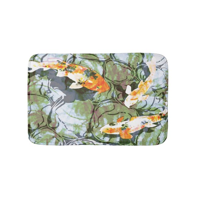 Koi Fisch-Bad-Matte Badematte (Vorderseite)