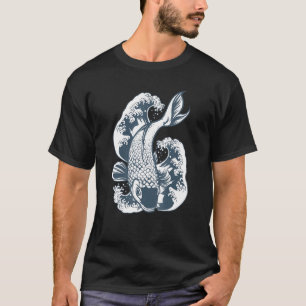 Koi-Fisch Cool Japanisches Tattoo Jinli Japan Koi T-Shirt