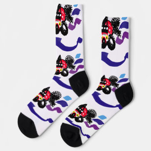 Koi-Fisch Freude Socken