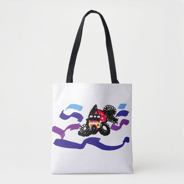 Koi-Fisch Freude  Tasche (Vorderseite)