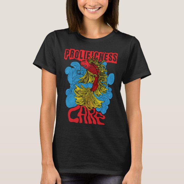 Koi-Fisch Fruchtbarkeit T-Shirt (Vorderseite)