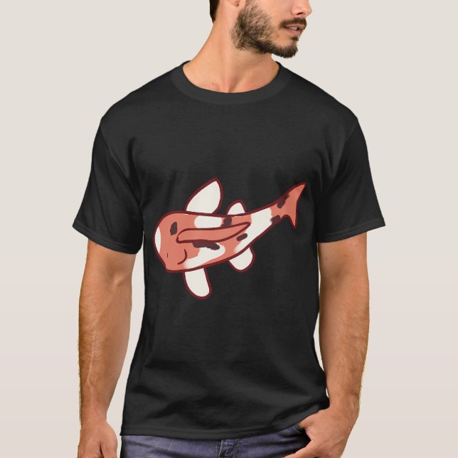 Koi-Fisch-Illustration T-Shirt (Vorderseite)