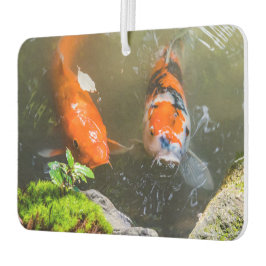 Koi-Fisch in einem Teich Autolufterfrischer