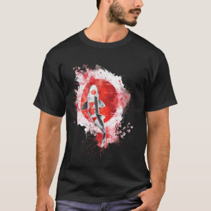 Koi Fisch Japanisch Art Nishikigoi Fisch Japanisch T-Shirt