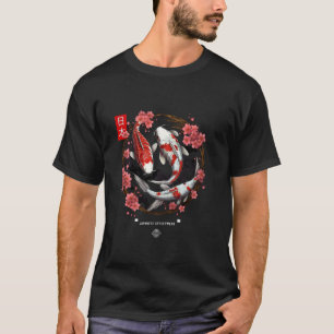 Koi-Fisch Japanische Kirschblüte Sakura Japan Toki T-Shirt
