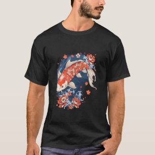 Koi-Fisch Japanischer Koi Karpfen Fisch Japanische T-Shirt