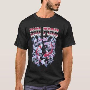 Koi-Fisch Karpfen Nishikigoi Japan 90er Jahre Boot T-Shirt