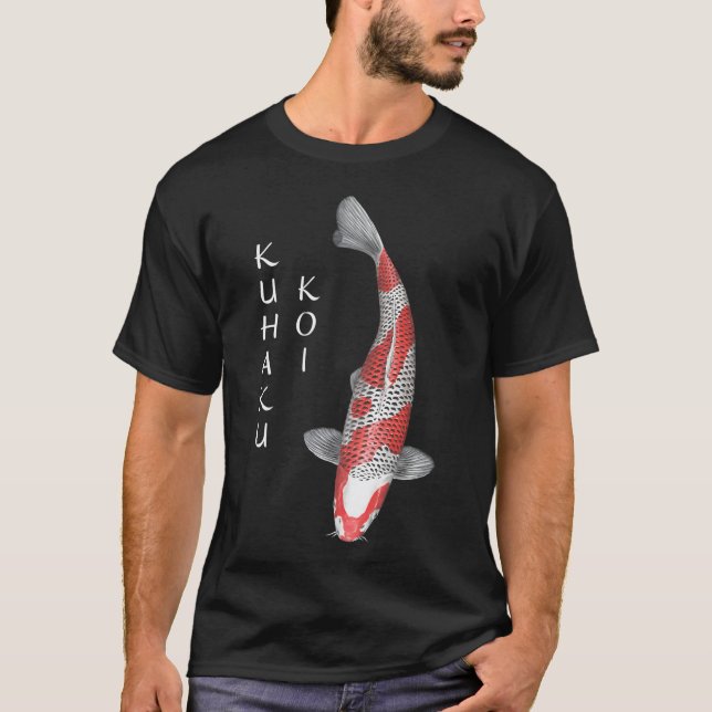 Koi-Fisch Kuhaku-Sorte T-Shirt (Vorderseite)