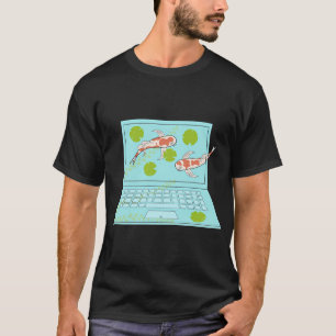 Koi-Fisch Laptop T-Shirt