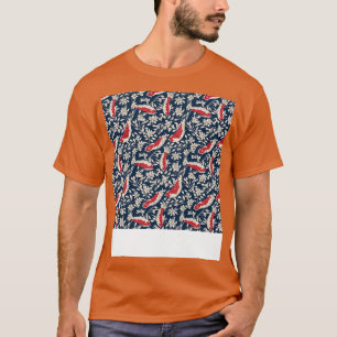 Koi Fisch Nahtloses Muster Japanisch p Asiatisch C T-Shirt