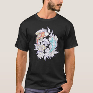Koi-Fisch Nashikigoi Schöner Karpfen Japanische Ku T-Shirt