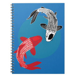 Koi-Fisch Notizblock