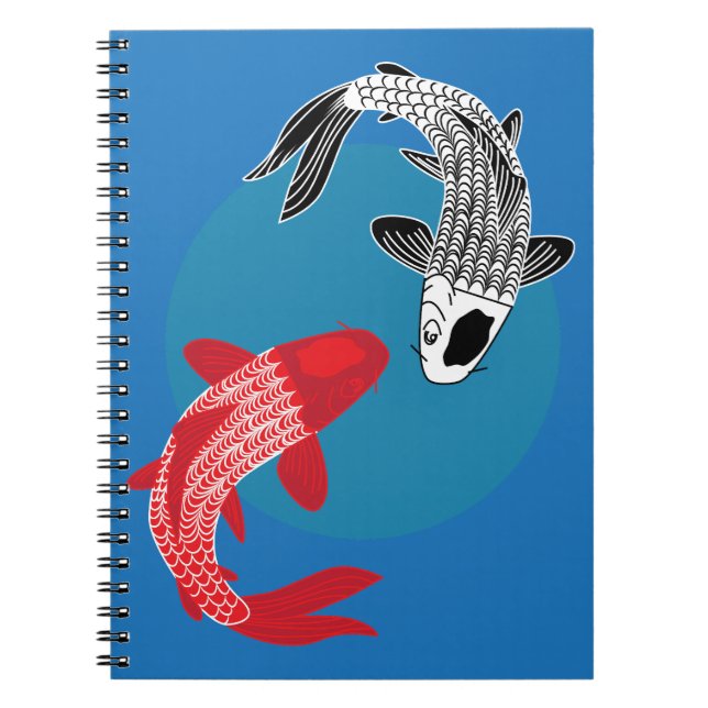 Koi-Fisch Notizblock (Vorderseite)