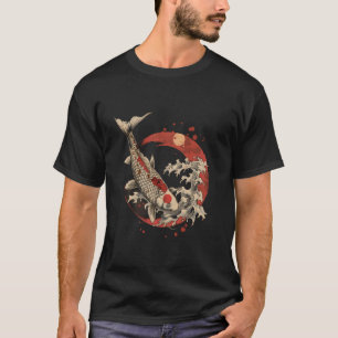 Koi-Fisch Ozean Japanischer Koi-Karpfen Fisch Nish T-Shirt