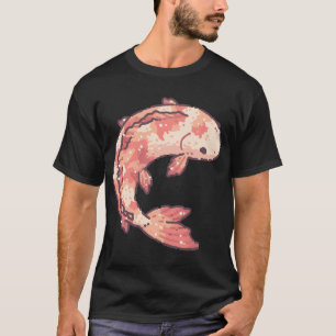 Koi-Fisch, Pastell-Aquarell-Illustration T-Shirt