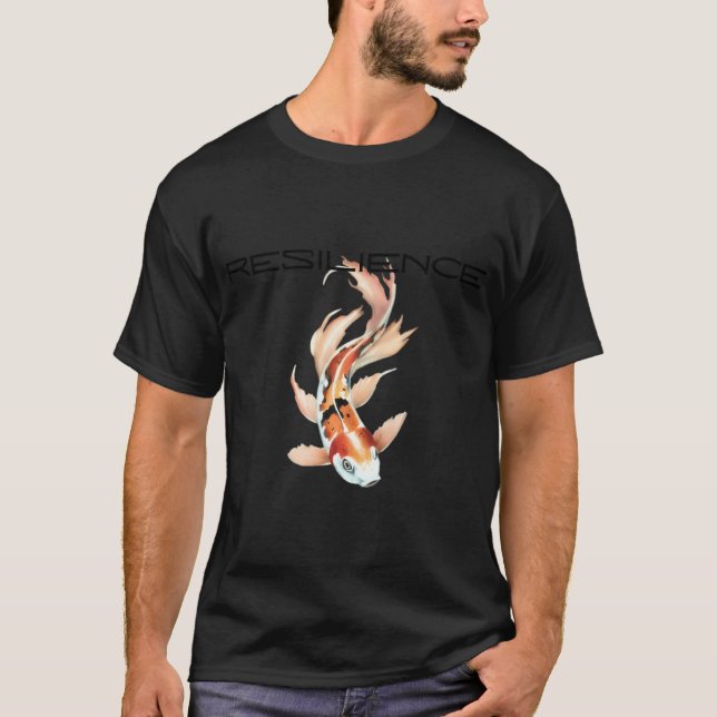 Koi-Fisch, Resilienz T-Shirt (Vorderseite)