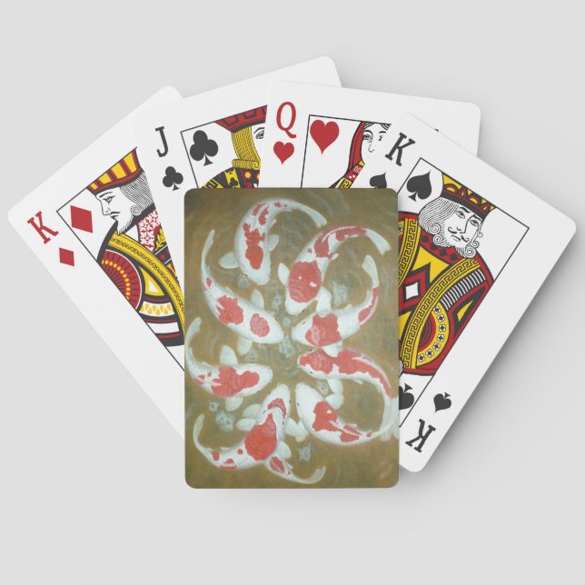 KOI FISCH SPIELKARTEN (Rückseite)